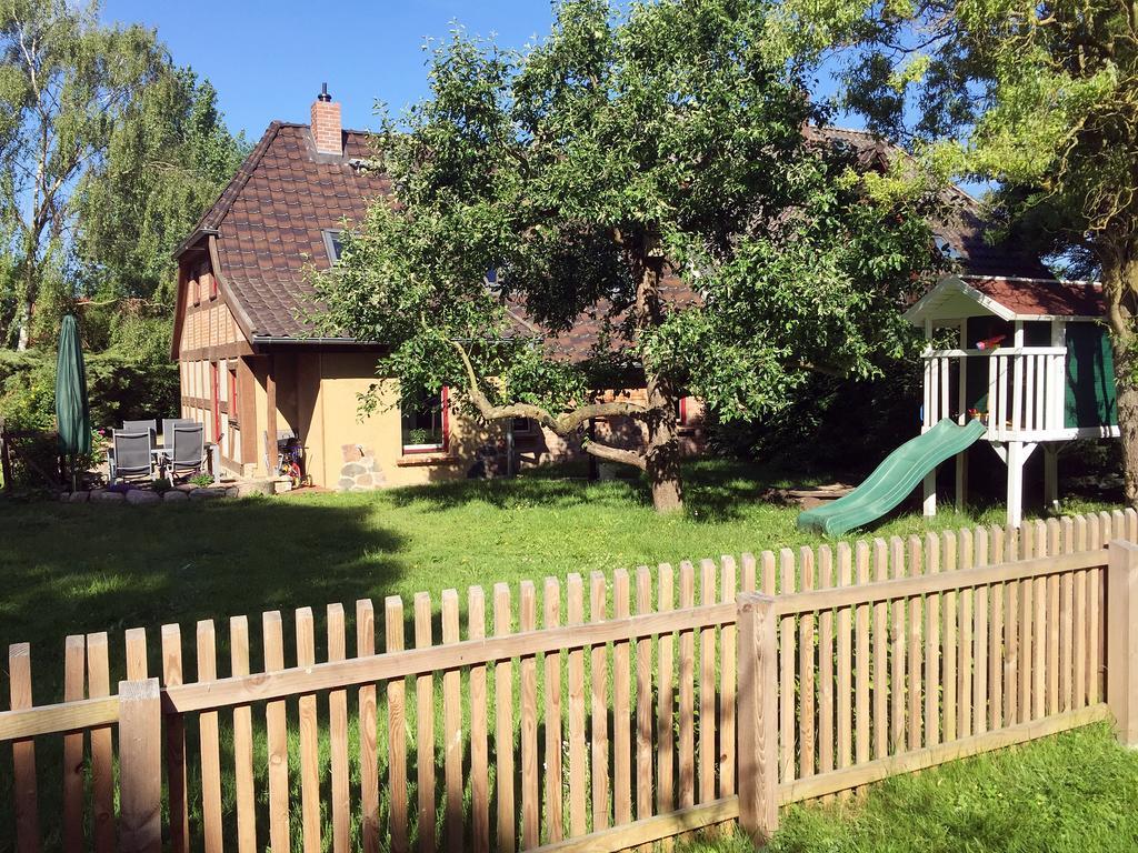 Fachwerkhaus 4 Birken Villa Rumpshagen Bagian luar foto